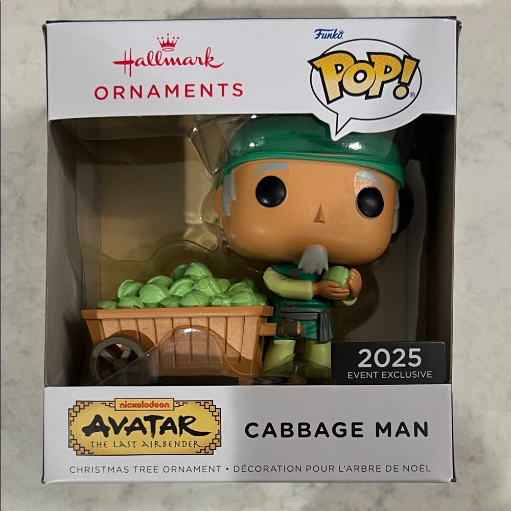 AVATAR CABBAGE MAN NYCC 2025 EXCLUSIVE FUNKO ORNAMENT HALLMARK